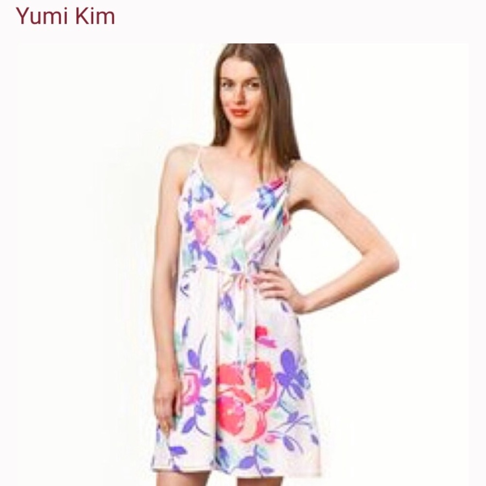 NWT Yumi Kim Goddess Dress XS in Floral Cream Rose